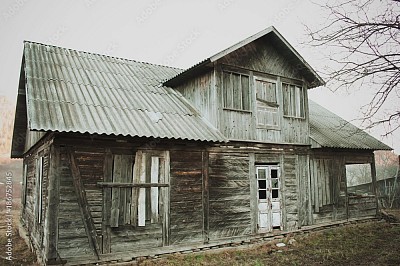 ภาพบ้านไม้เก่าของต่างประเทศ